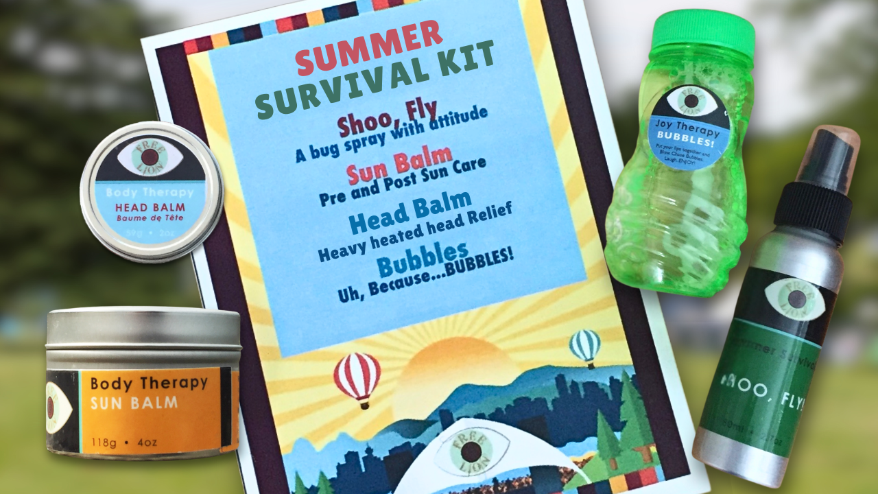 Summer Must Haves Natural Survival Kit.